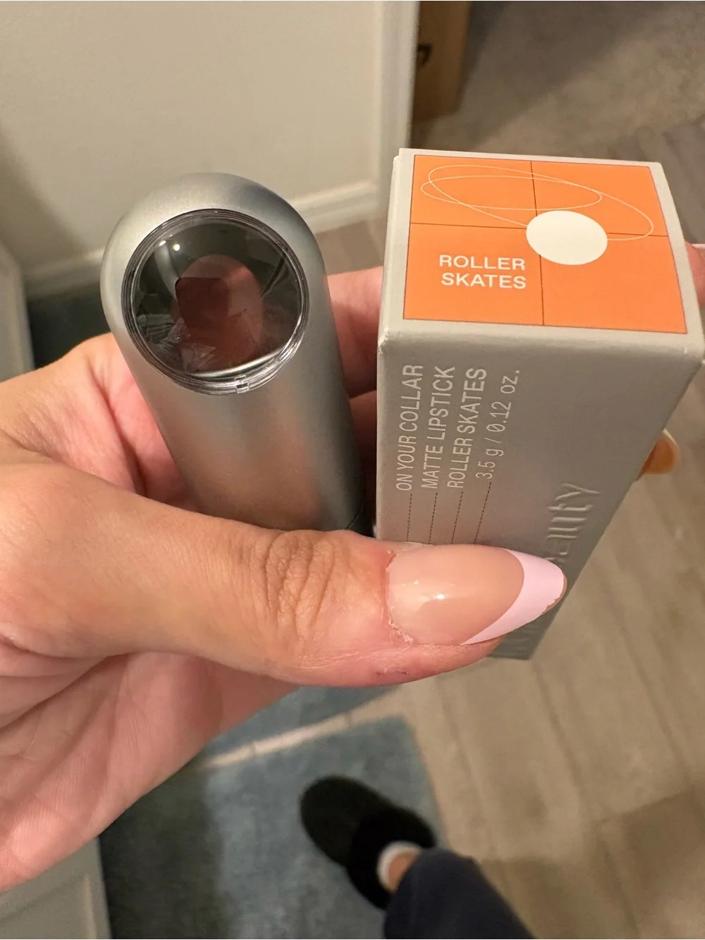 R.E.M Matte Lipstick - 'Roller Skates' Orange Shade